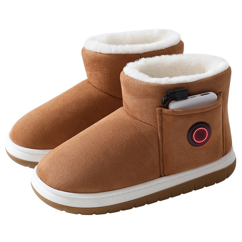 Electric Heated Shoes – Rechargeable Winter Foot Warmers for Men & Women