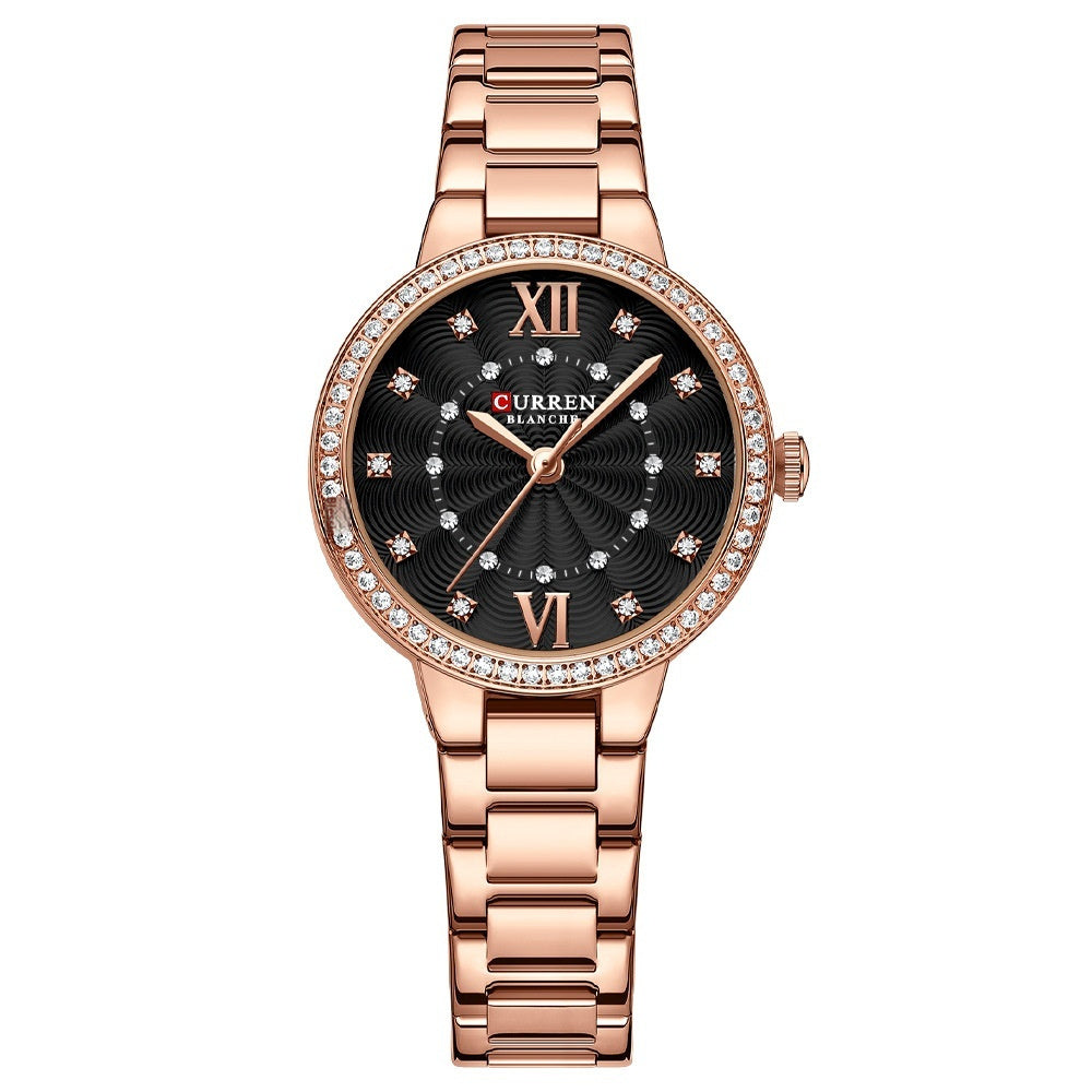 Women's Casual Steel Strap Watch – Sleek & Stylish Design
