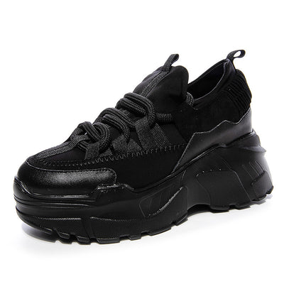 Women’s White Chunky “Daddy” Shoes – Trendy Sneakers.