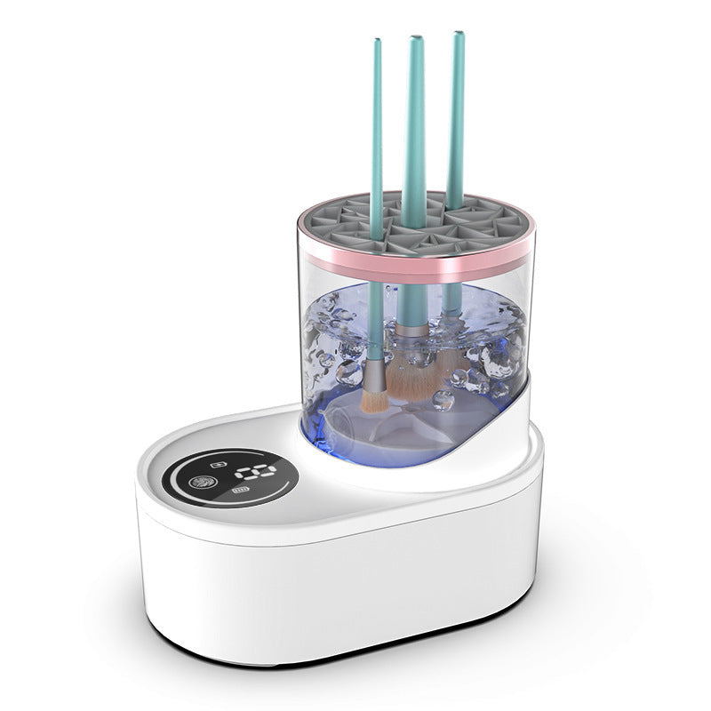 Electric Makeup Brush Cleaner – Rechargeable Automatic Cleaning Tool & Drying Stand