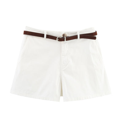 Summer Casual Belted Shorts | Versatile Style - LShoporia
