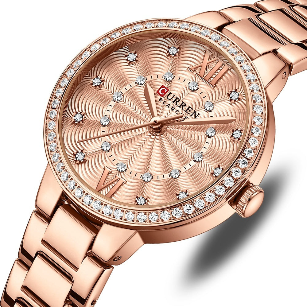 Women's Casual Steel Strap Watch – Sleek & Stylish Design