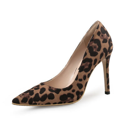 Women’s Leopard Print High Heels – Stylish & Trendy.
