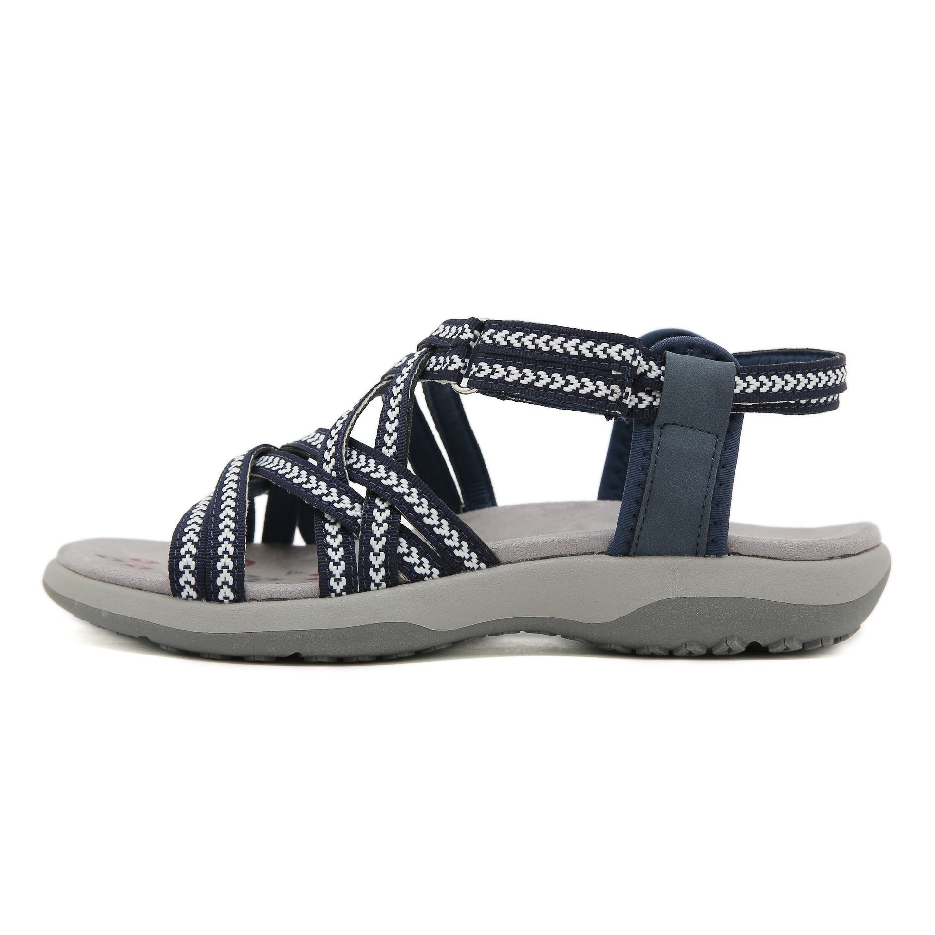 Plus Size Women’s Sports Sandals – Casual Velcro Printed Design