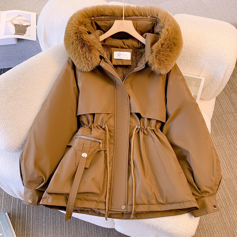 Women’s Winter Parka – Mid-Length Cotton Padded Jacket