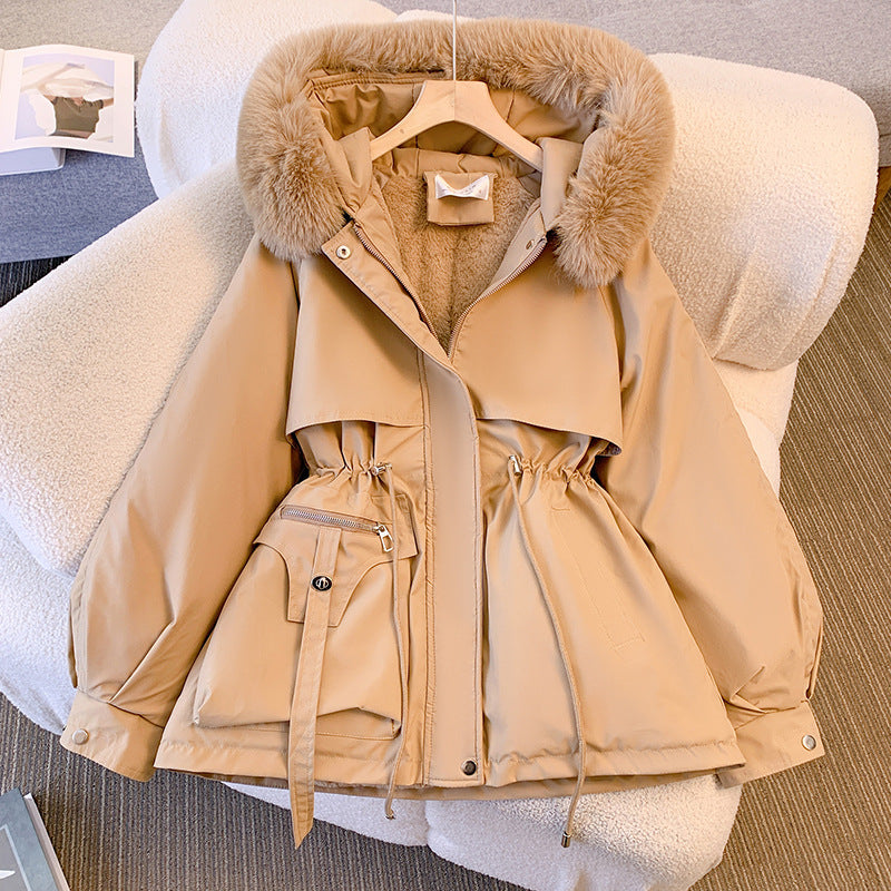 Women’s Winter Parka – Mid-Length Cotton Padded Jacket