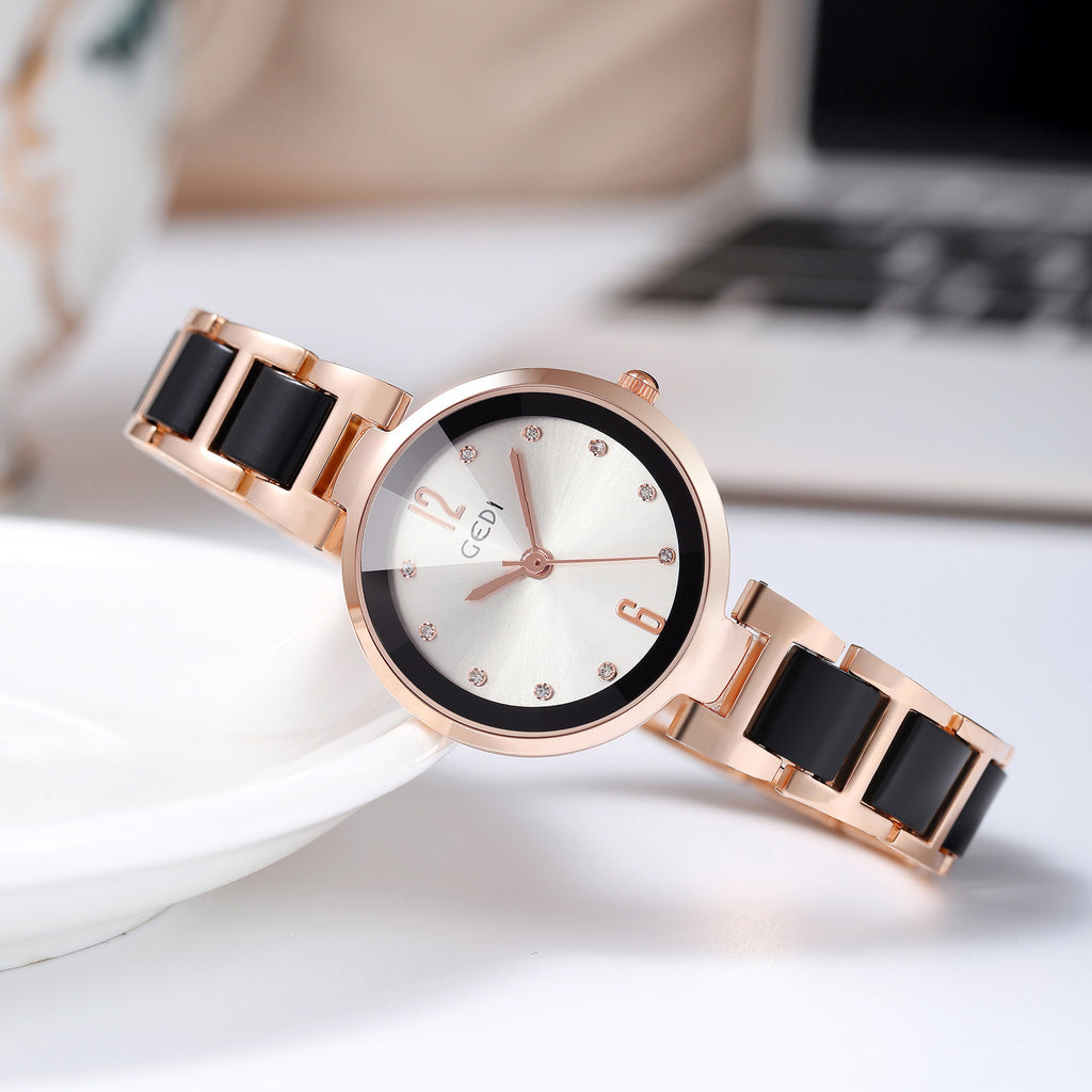 Women’s Waterproof Quartz Watch – Simple Elegant Fashion Timepiece
