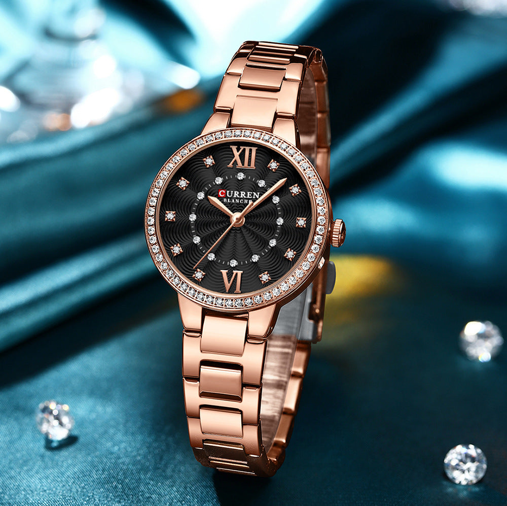 Women's Casual Steel Strap Watch – Sleek & Stylish Design