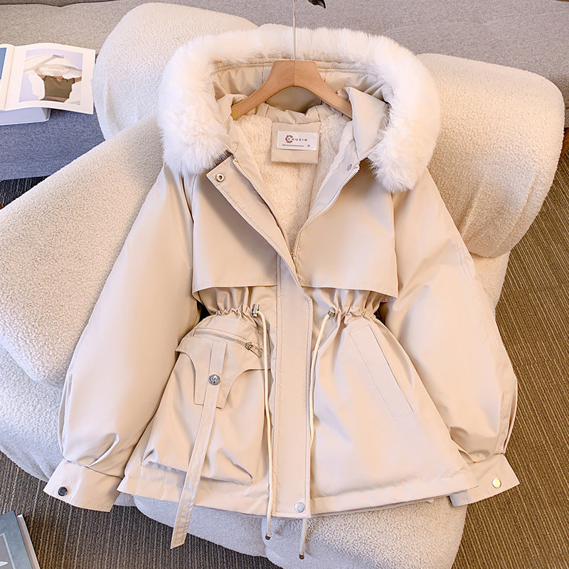 Women’s Winter Parka – Mid-Length Cotton Padded Jacket