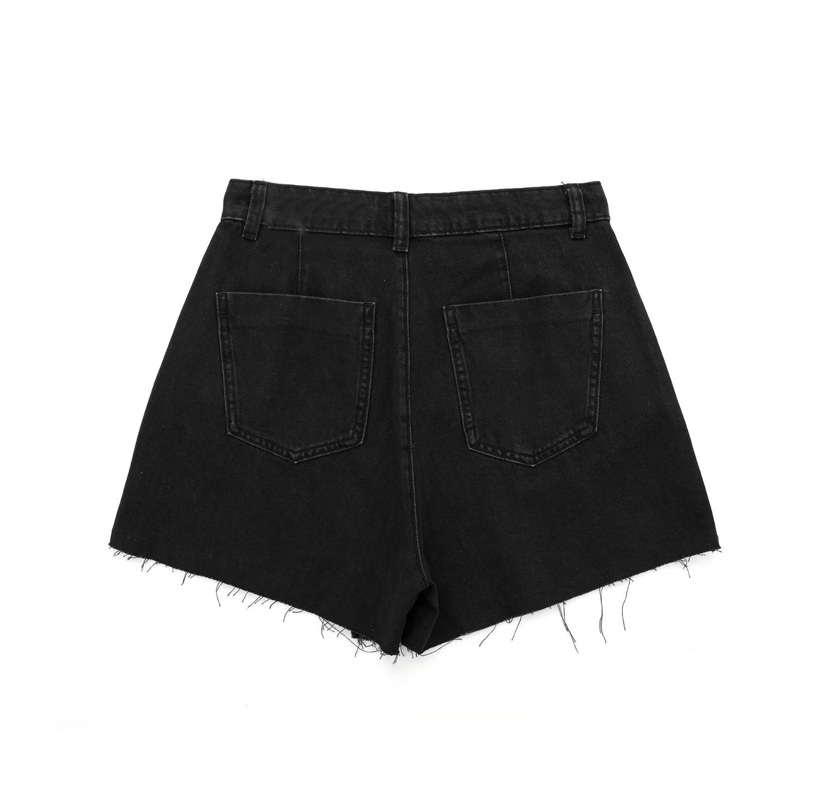 High Waisted Denim Shorts | Slimming Style - LShoporia