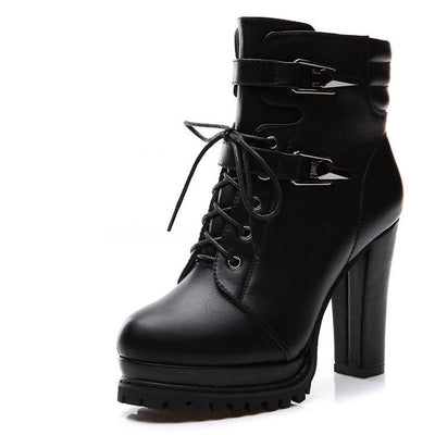 Women’s British Style High Heel Shoes – Elegant & Trendy.