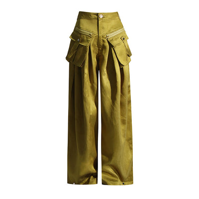Women’s High Waist Loose Casual Trousers – Niche Design.