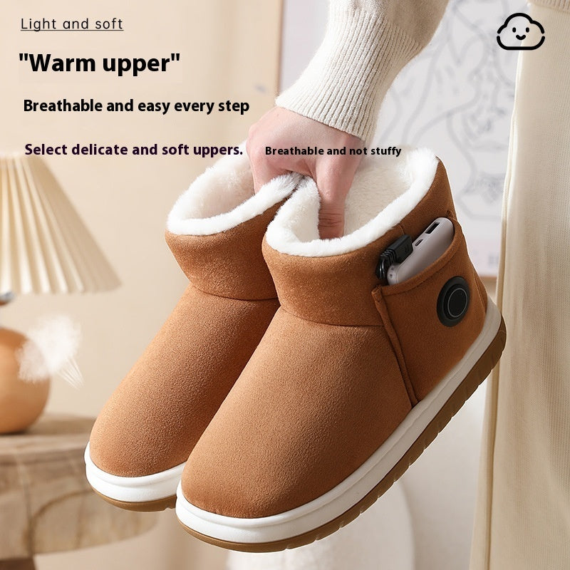 Electric Heated Shoes – Rechargeable Winter Foot Warmers for Men & Women