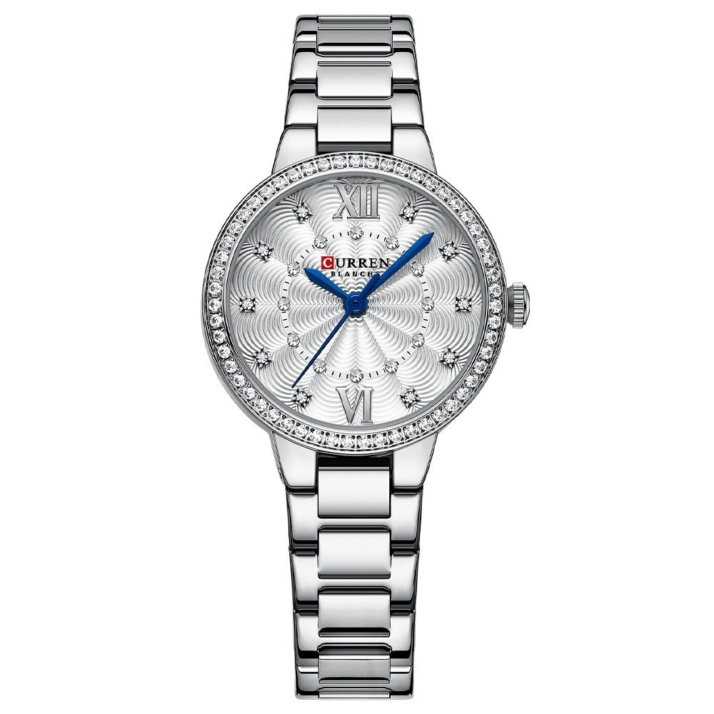 Women's Casual Steel Strap Watch – Sleek & Stylish Design