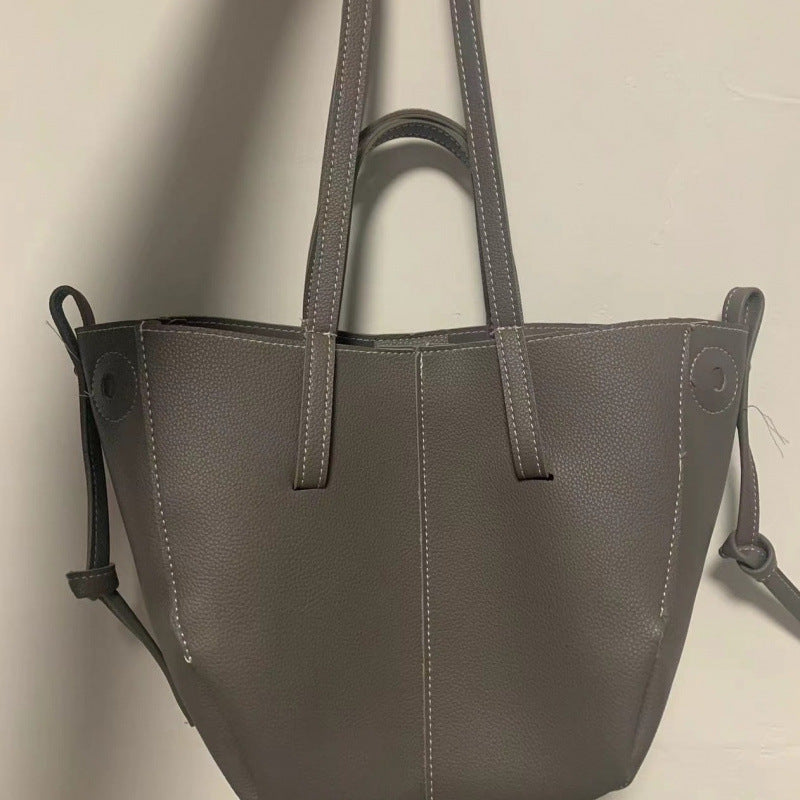 Large Capacity Vegetable Basket Shoulder Bag for Women – Fashion Underarm Tote