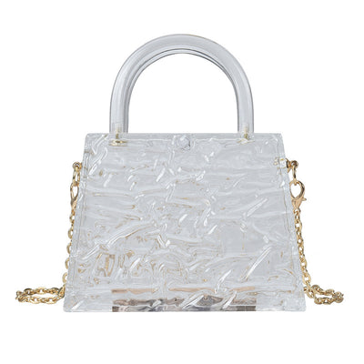 Women’s Super Mini Transparent Chain Bag – Multi-Purpose Small Bag.